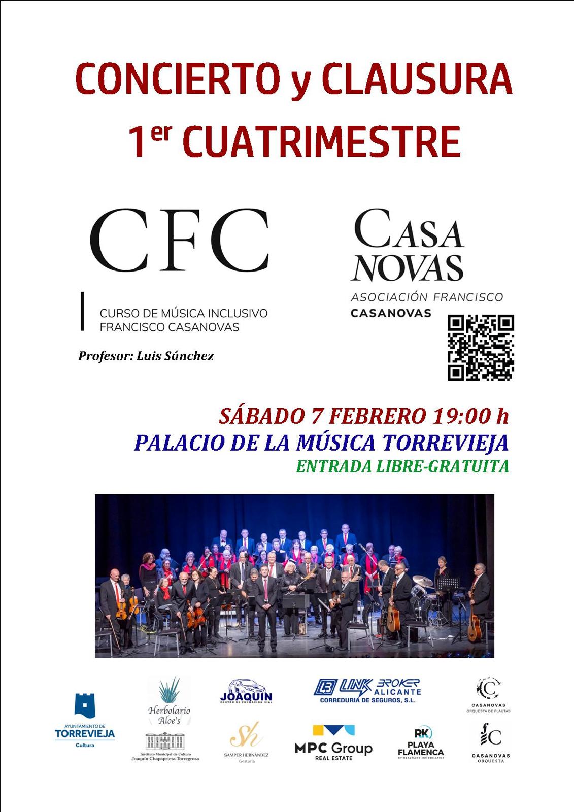Concierto y Clausura 1er Cuatrimestre Curso de Música Inclusivo Francisco Casanovas 2025-2026