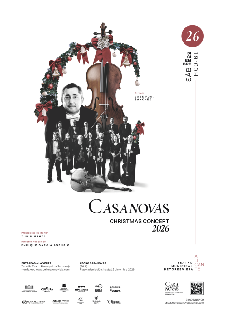 Cartel de CONCIERTO: Casanovas Christmas Concert 2026
