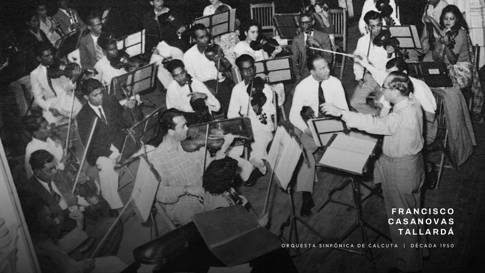 Fotografía histórica de la orquesta