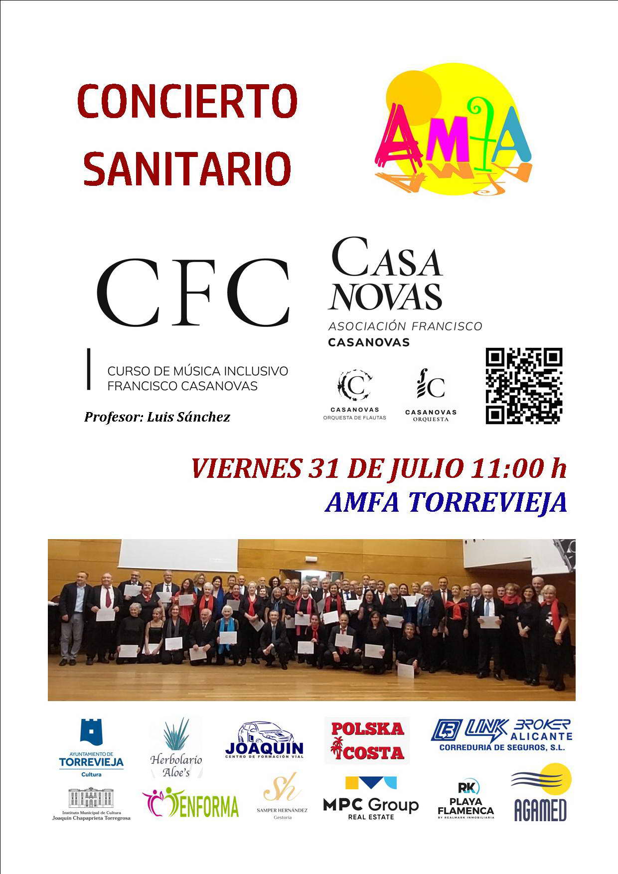Concierto Sanitario: AMFA Torrevieja