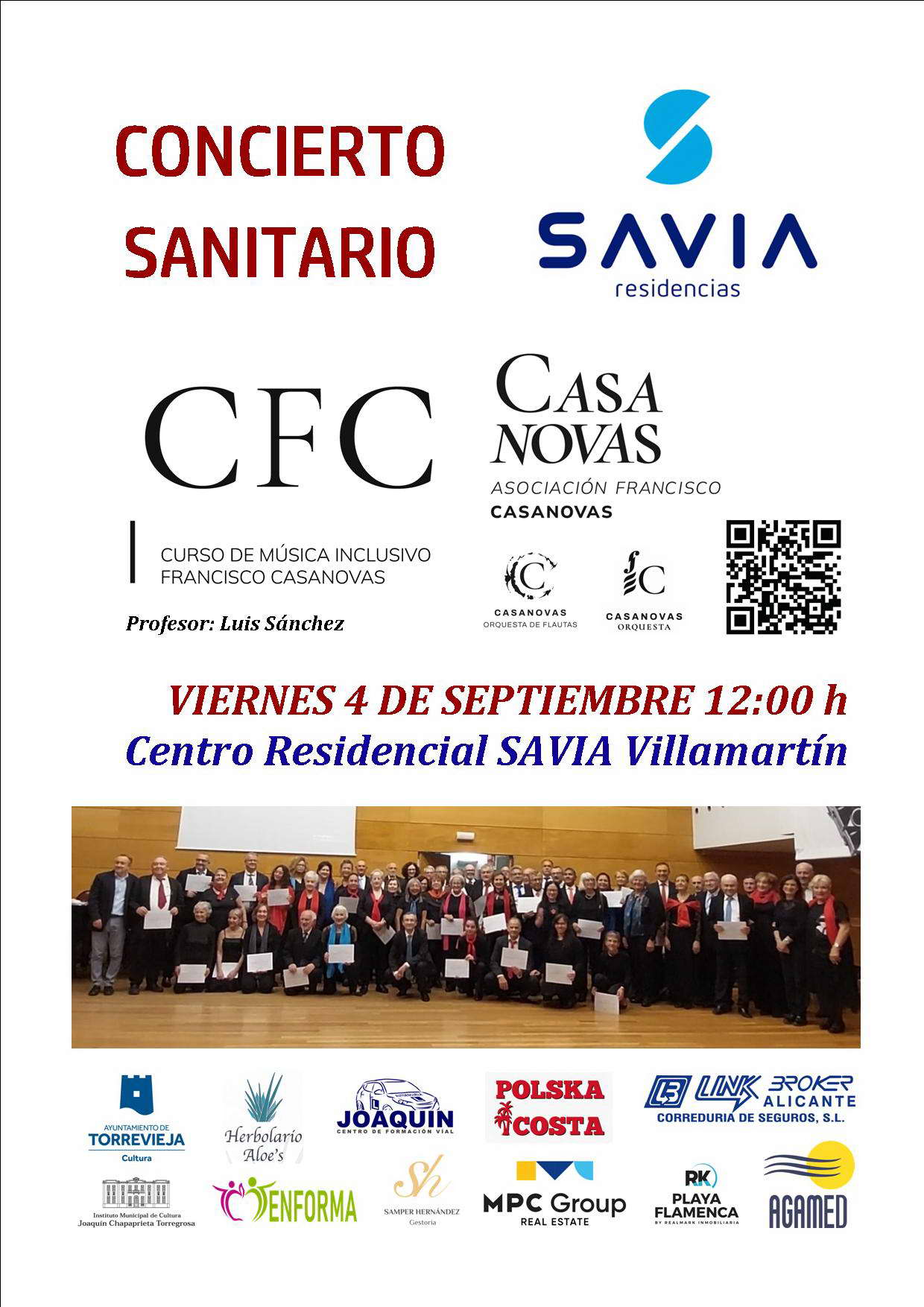 Concierto Sanitario: SAVIA Villamartín Orihuela